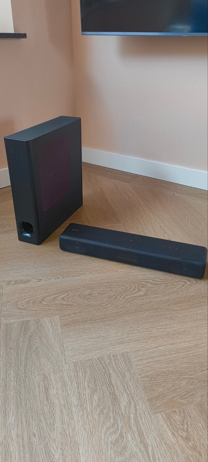 Sony HT-MT500 soundbar met aparte actieve subwoofer, Ophalen of Verzenden, Bluetooth, Zo goed als nieuw