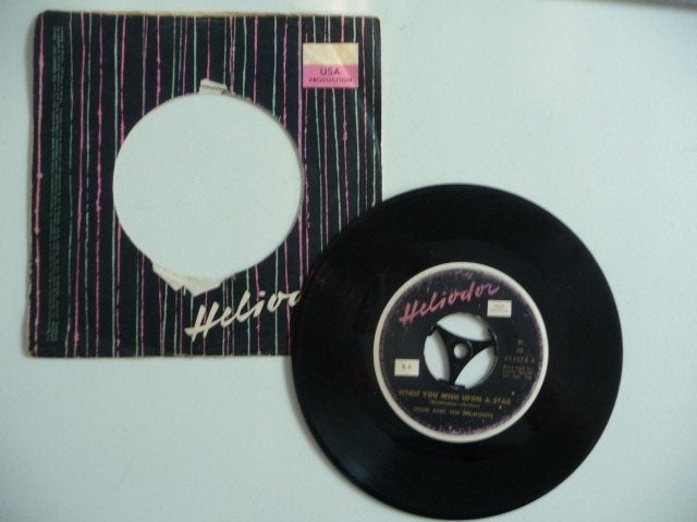 single DION AND THE BELMONTS - WHEN YOU WISH UPON A STAR-, Gebruikt, 7 inch, Ophalen of Verzenden, Pop