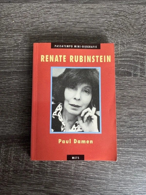Renate Rubinstein - Passatempo Mini-Biografie, Ophalen of Verzenden, Zo goed als nieuw, Paul Damen, Overige