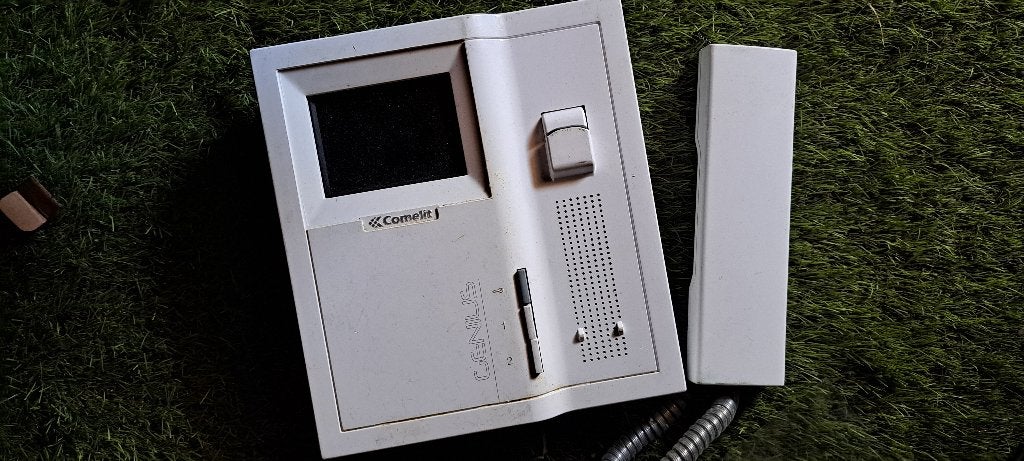 Comelit Intercom Systeem met Monitor en Hoorn, Ophalen of Verzenden, Gebruikt
