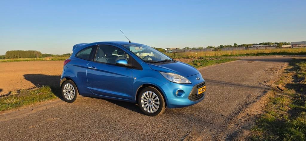 Ford Ka Titanium X airco 2010 Blauw, Auto's, Ford, Particulier, Ka, ABS, Airbags, Airconditioning, Bluetooth, Centrale vergrendeling