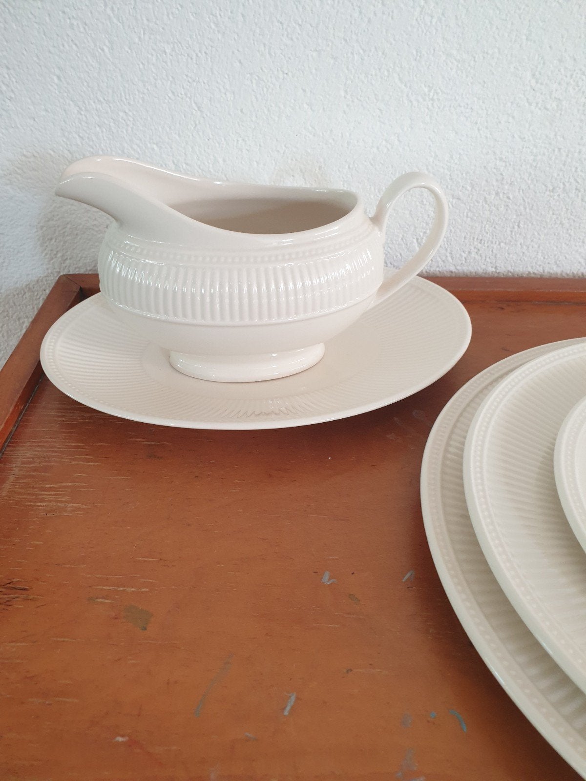 Wedgewood windsor sauskom en schotel, Ophalen of Verzenden