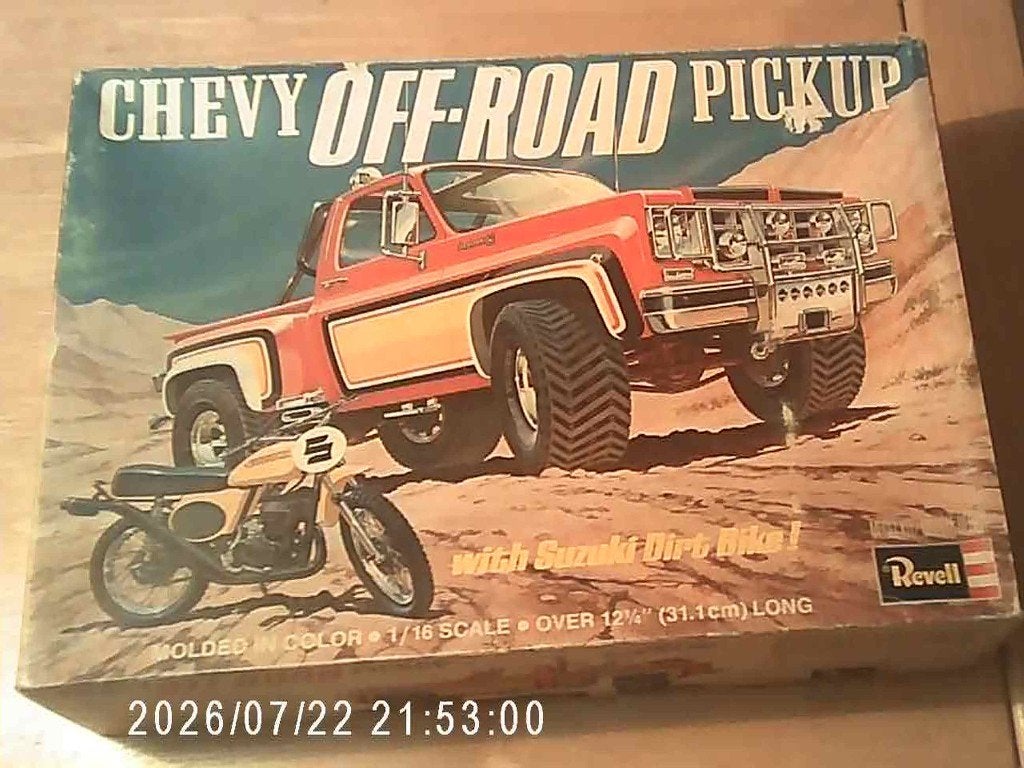 Revell Chevy off road pickup 1/16., Auto, Revell, Groter dan 1:32, Nieuw
