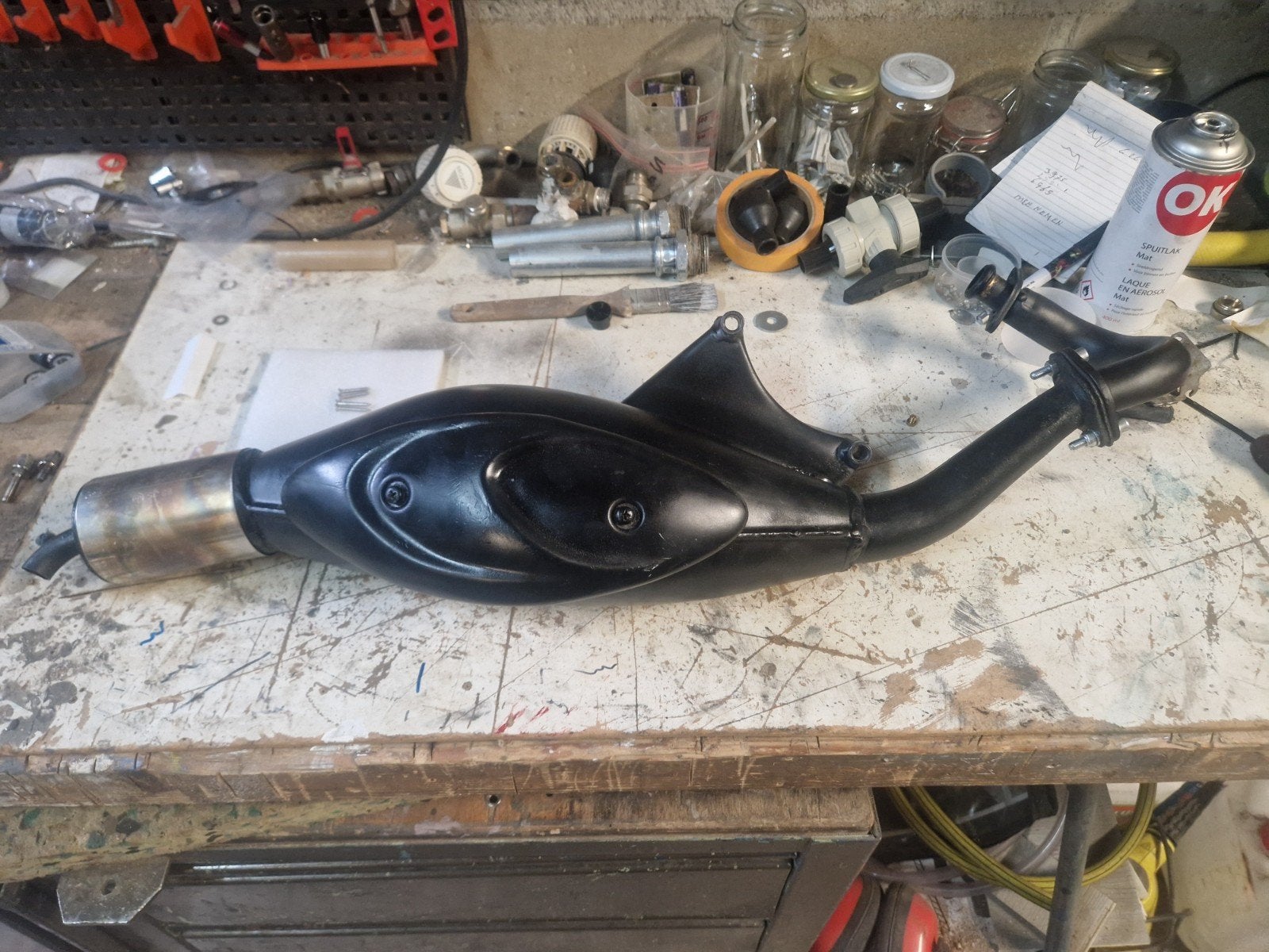 ESM SCO8 Uitlaat, Ophalen of Verzenden, Zo goed als nieuw, Gilera