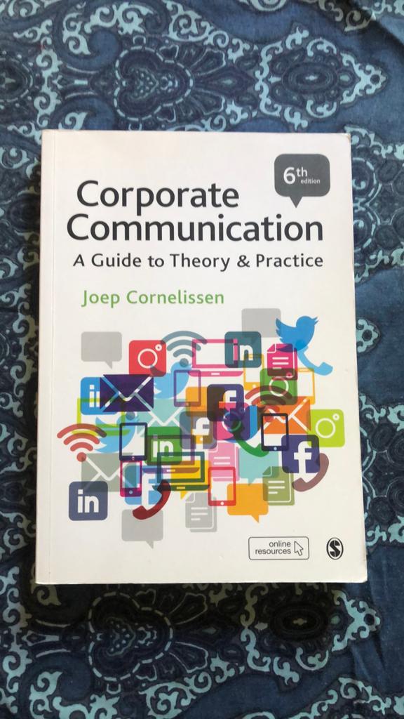 Joep Cornelissen.  Corporate communication    6th edition, Ophalen of Verzenden, Zo goed als nieuw