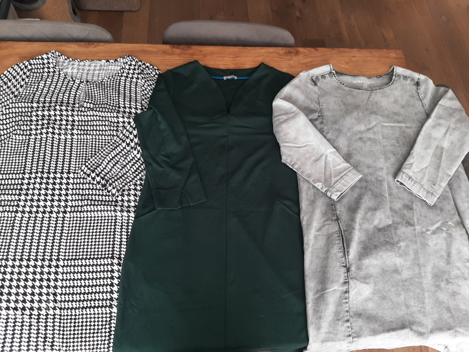 zgan 4 jurken mt 38/40 van Sandwich, Maat 38/40 (M), Blauw, Ophalen of Verzenden, Zo goed als nieuw
