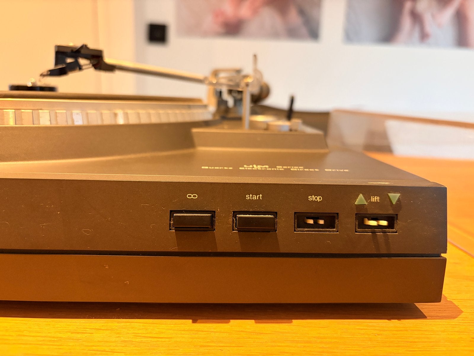Dual CS 728 Q Quartz Direct Drive Platenspeler, Ophalen, Gebruikt, Pitch-regelaar, Platenspeler