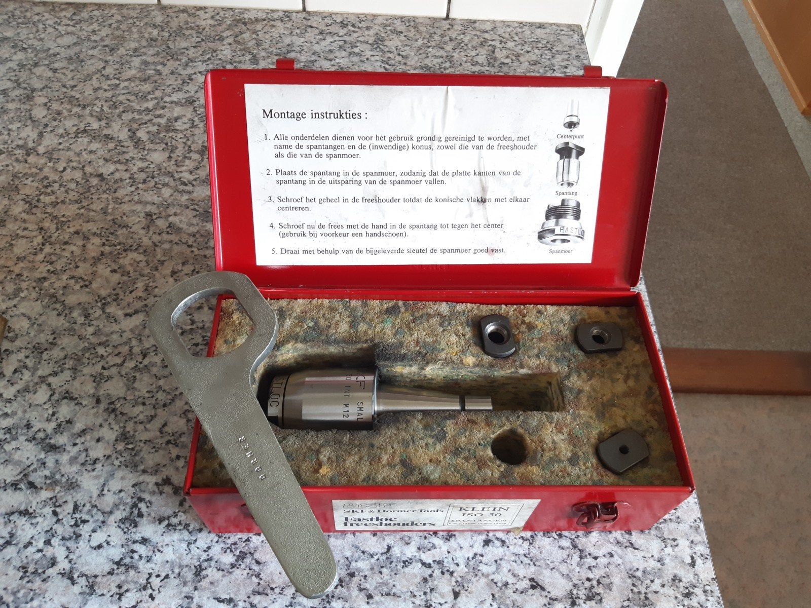 SKF & Dormer Tools Fastloc freeshouders ISO 30, Ophalen, Gebruikt, Overige soorten, SKF & Dormer Tools