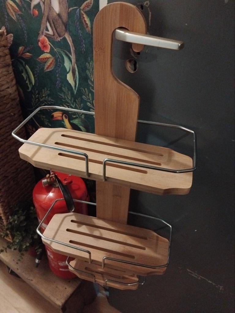 Badkamer rek hout metaal, Ophalen of Verzenden