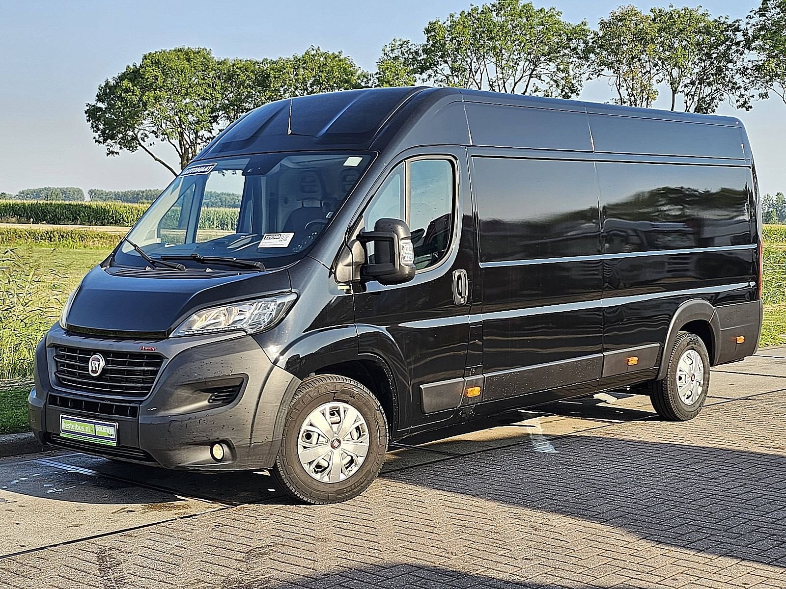 FIAT DUCATO 2.3 160 xl l4h2, Auto's, Euro 6, Zwart, Bedrijf, Diesel