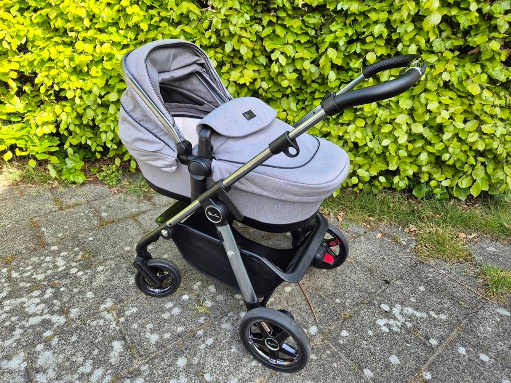 Silver Cross Pasific kinderwagen, Zo goed als nieuw, Combiwagen, Verstelbare duwstang, Ophalen