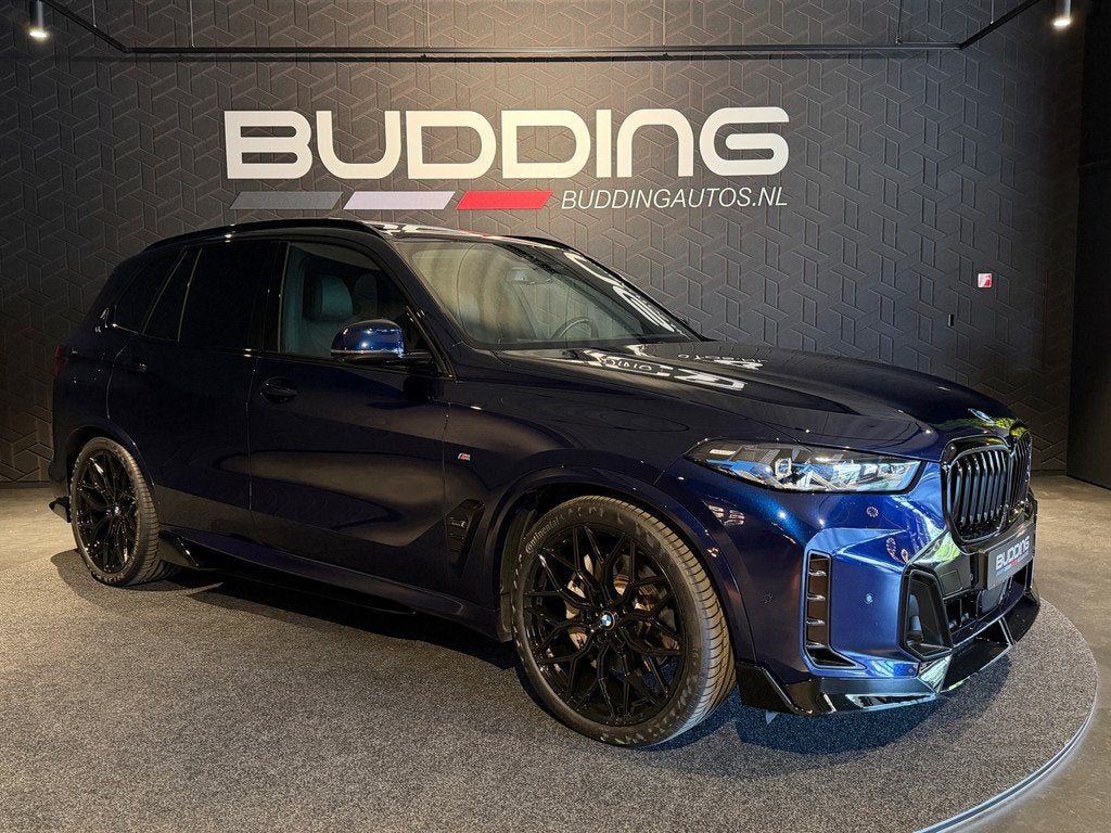 BMW X5 xDrive50e | M-performance | 22 '' | Pano | Head-up, Gebruikt, 2395 kg, Blauw, Leder
