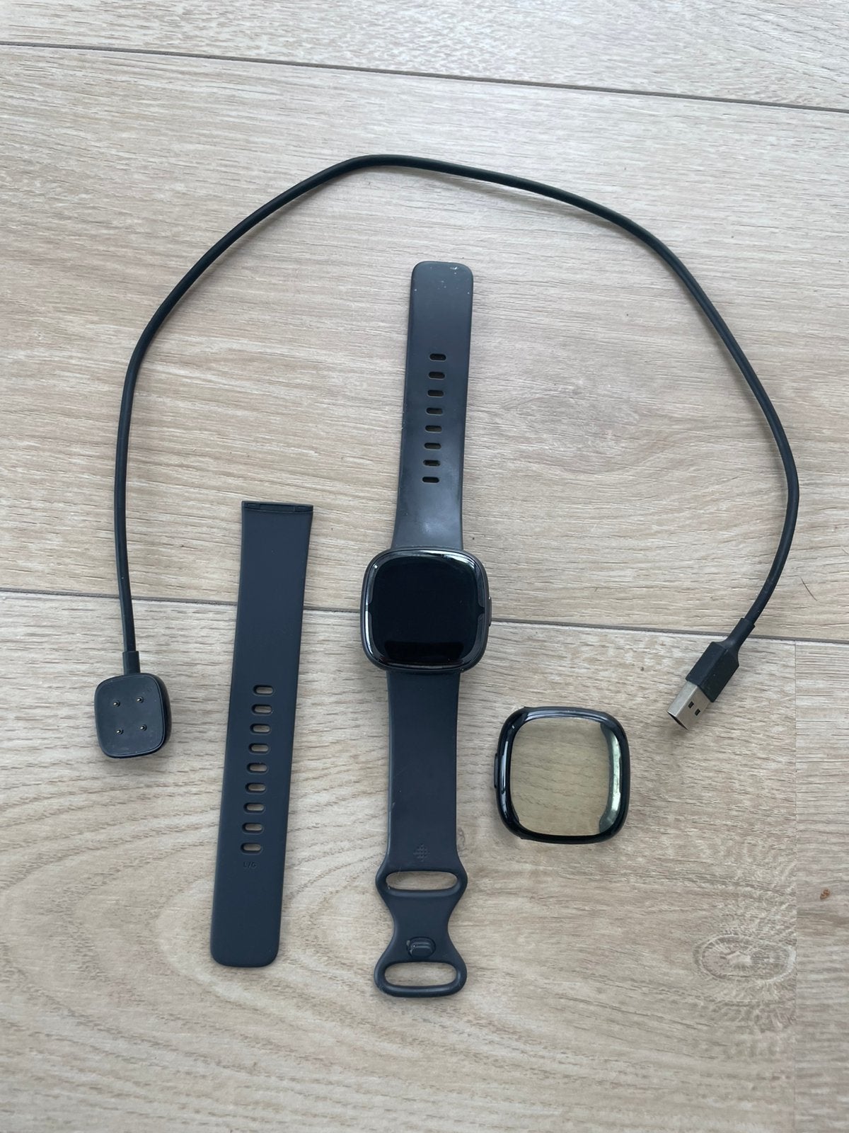 Fitbit Sense 2 inclusief beschermkapje, Ophalen of Verzenden, Gebruikt, Zwart, Android