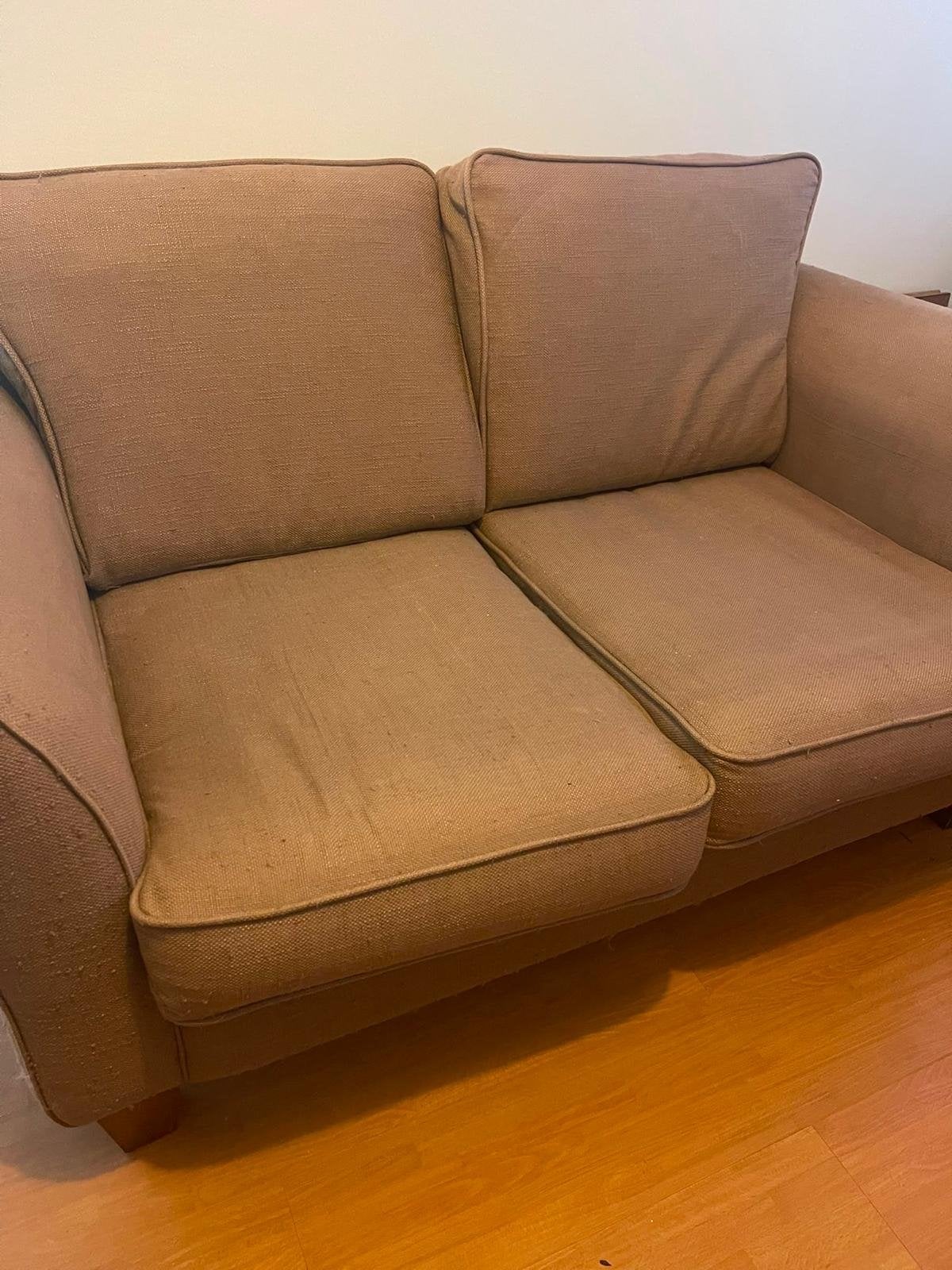 Comfortabele tweepersoonsbank, Ophalen, Gebruikt, 150 tot 200 cm, Tweepersoons
