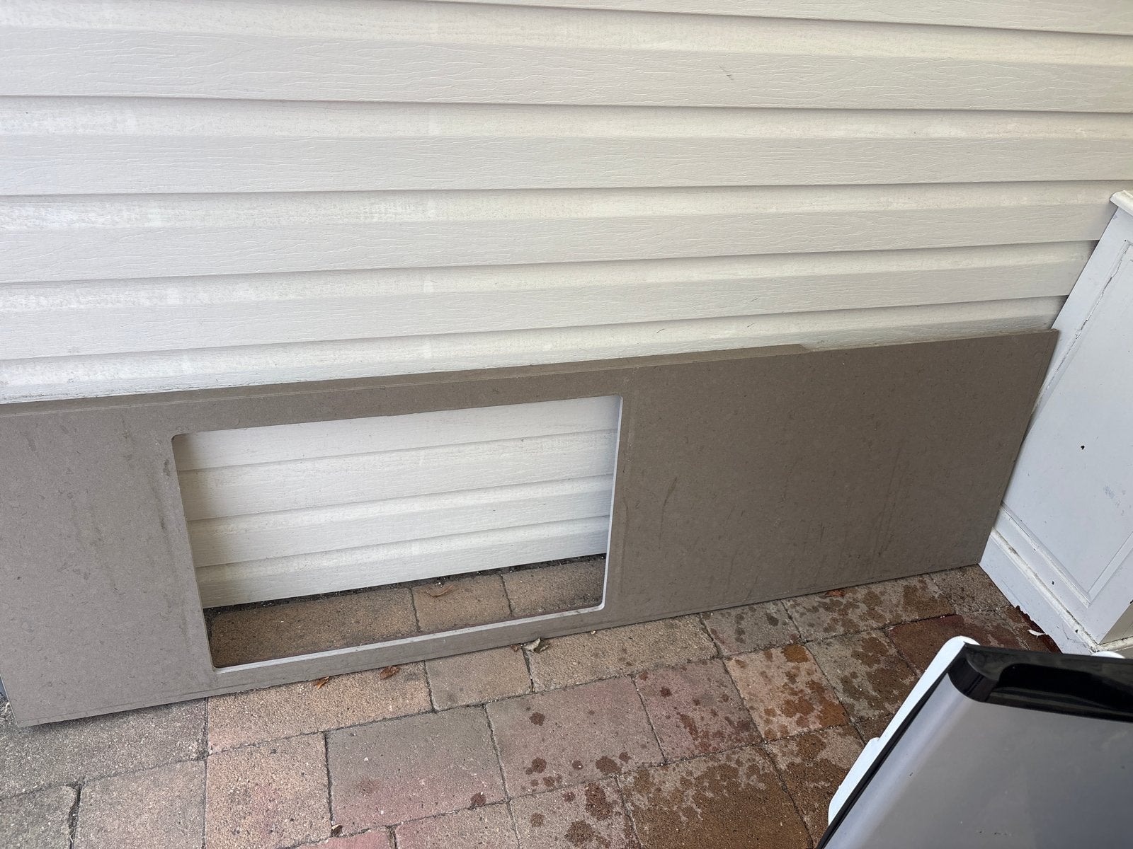 Gebruikt aanrechtblad met uitsparing, Ophalen, Gebruikt, Bruin, 50 tot 100 cm