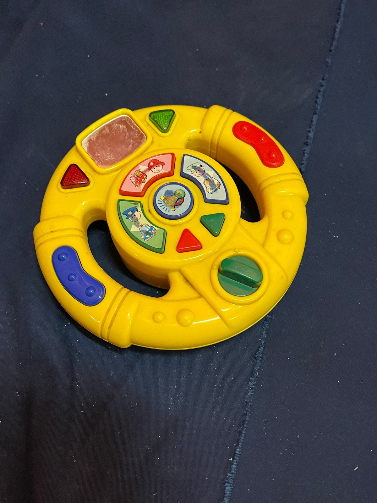 Geel speelstuur met licht en geluid voor baby's, Ophalen of Verzenden, Nieuw, Overige typen, Met licht