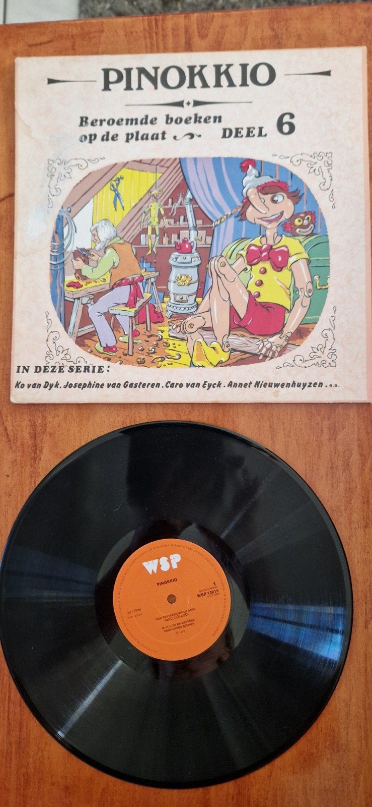 Pinokkio - Beroemde boeken op de plaat - Deel 6 LP, LP, Gebruikt, Overige genres, Ophalen of Verzenden