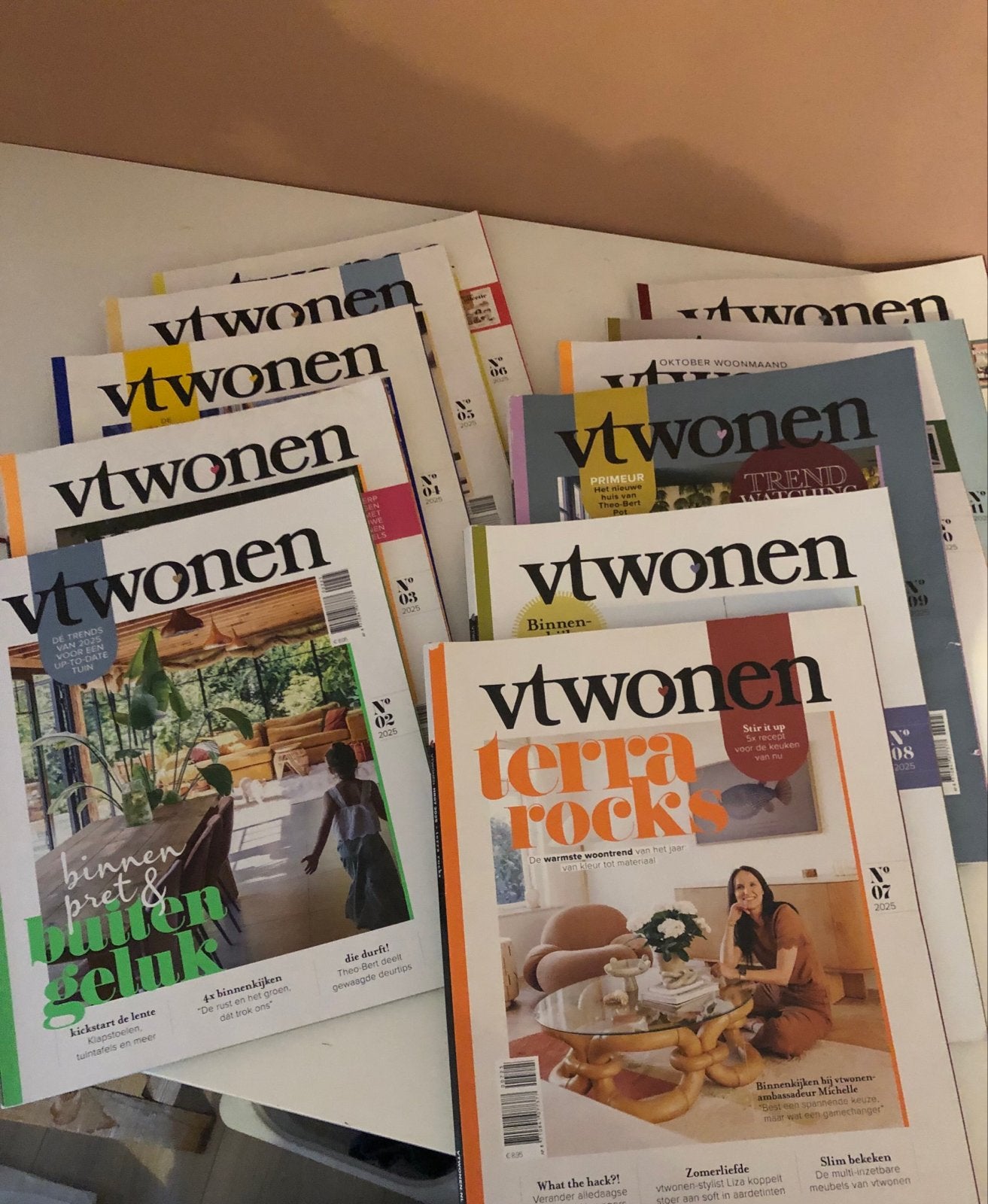 11x VT Wonen tijdschriften 2025 - In goede staat, Boeken, Ophalen of Verzenden, Zo goed als nieuw, Overige typen