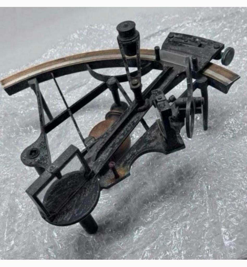 Navigatie Sextant UK uit Engeland engels antiek 1900 navi, Watersport en Boten, Ophalen of Verzenden, H, H, Gps of Kompas
