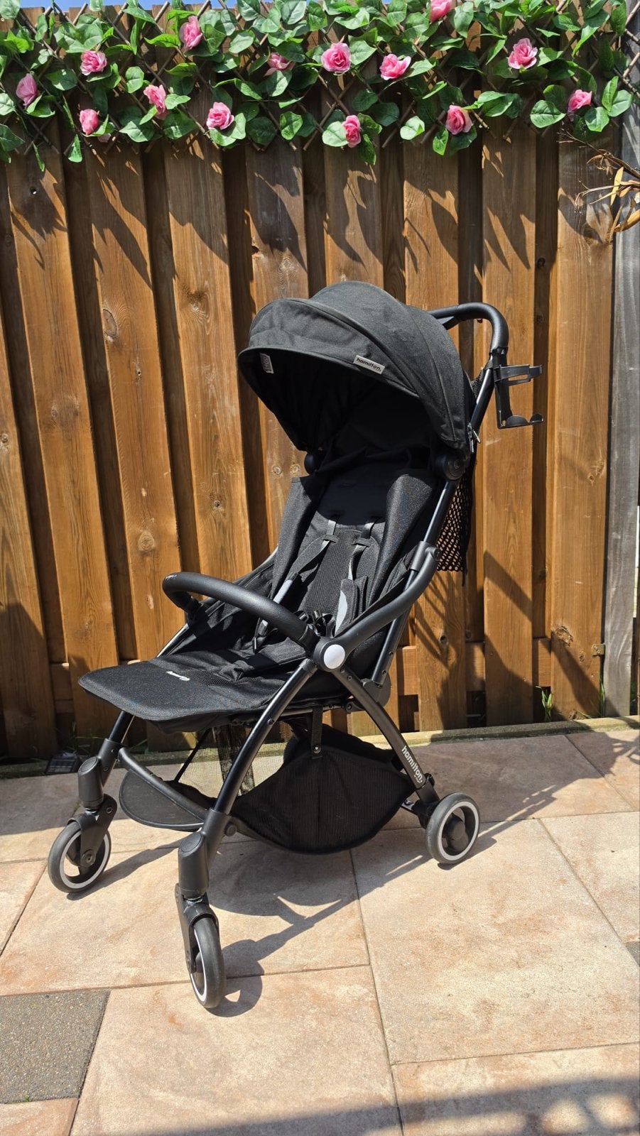 Hamilton by Yoop X1 Plus Buggy Zwart - Zo goed als nieuw!, Ophalen of Verzenden, Zo goed als nieuw, Overige merken, Regenhoes