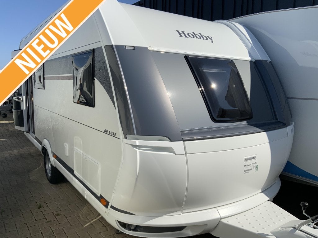 Hobby De Luxe 490 KMF, Schokbreker, Standaardzit, Dwarsbed, Hobby