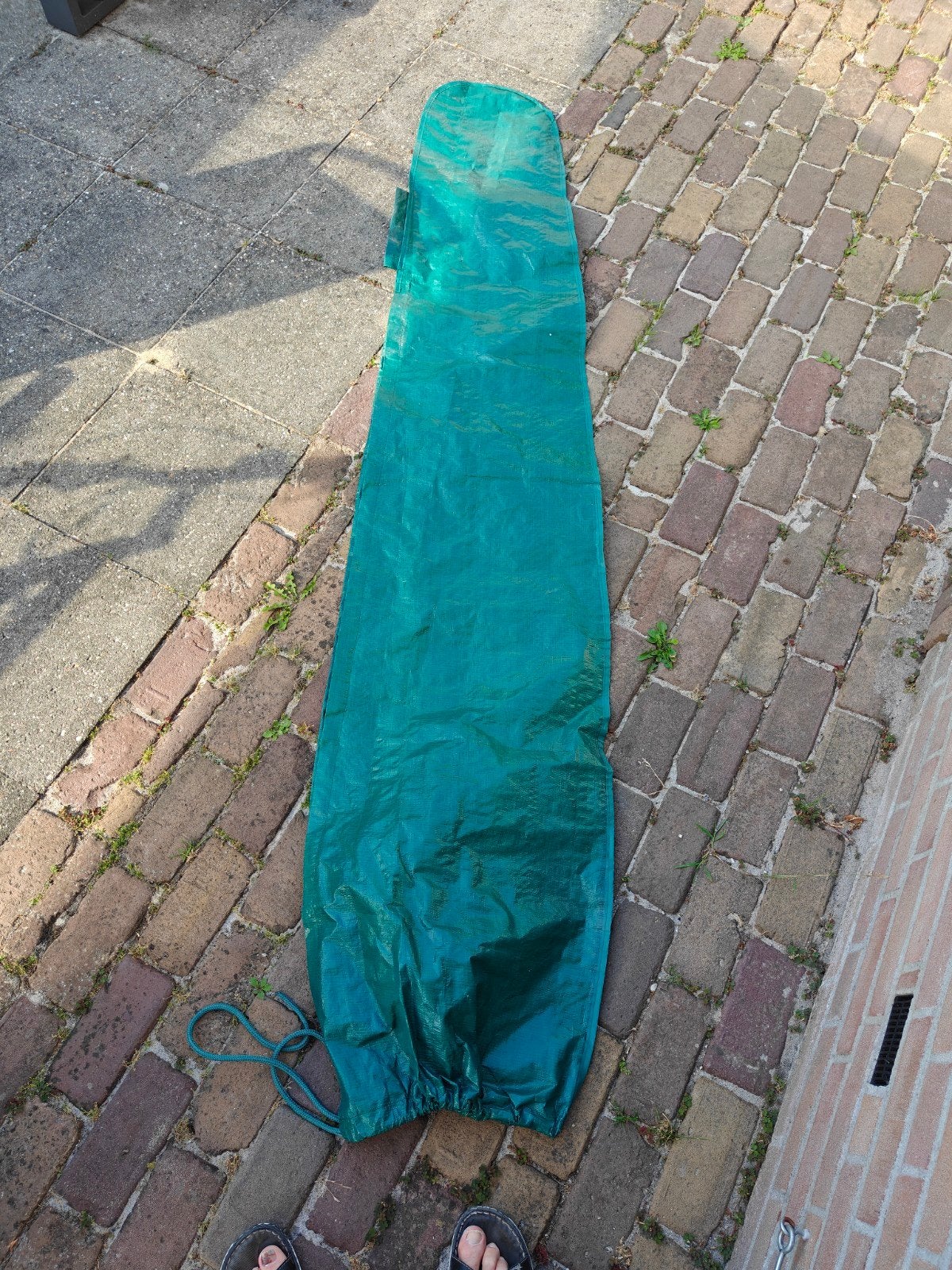 Parasolhoes 2.30 meter, Gebruikt, Waterdicht, Parasolhoes, 2 tot 3 meter