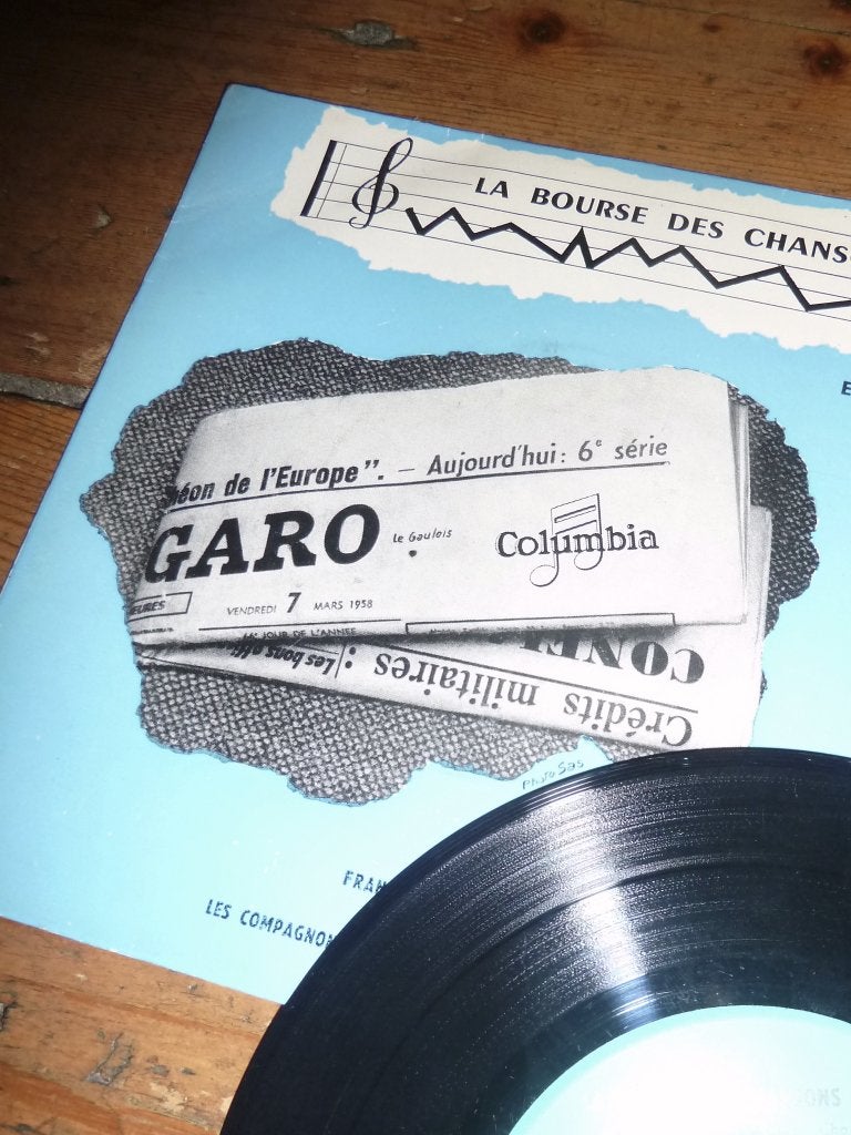 EP LA BOURSE DES CHANSON no.02 - edith piaf - 1961, EP, Ophalen of Verzenden, EP
