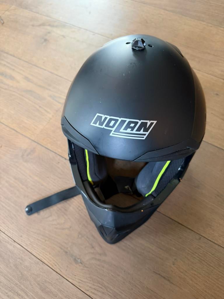 Nolan motor cross helm maat L, Motoren, Kleding | Motorhelmen, Ophalen, Tweedehands, Integraalhelm, Nolan