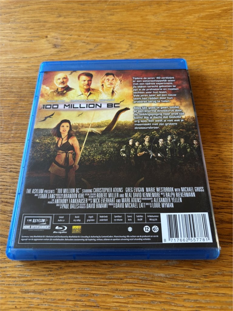 Blu-ray 100 Million BC - NL-Uitgave, Cd's en Dvd's, Nederlands, Film, Actie, Ophalen of Verzenden