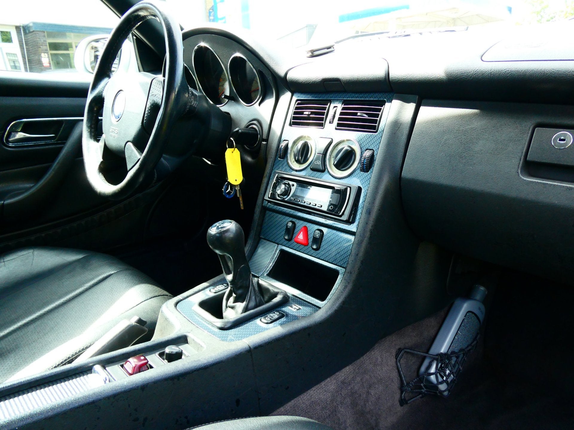 Mercedes-Benz SLK-klasse 200 136pk Opknapper Dak gaat niet o, Euro 2, 1998 cc, Gebruikt, Zwart