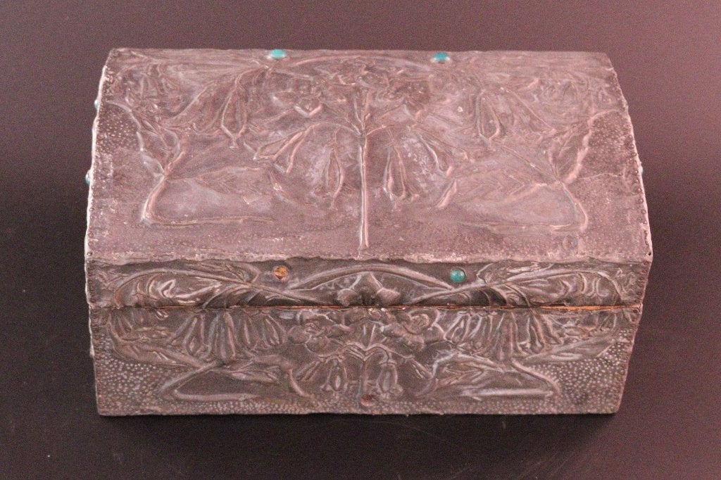 Antieke Art Nouveau juwelenkist, Antiek en Kunst, Ophalen of Verzenden