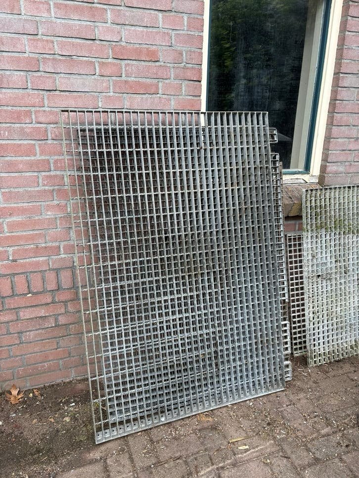 Gegalvaniseerde looproosters - Diverse maten beschikbaar, Ophalen, Gebruikt