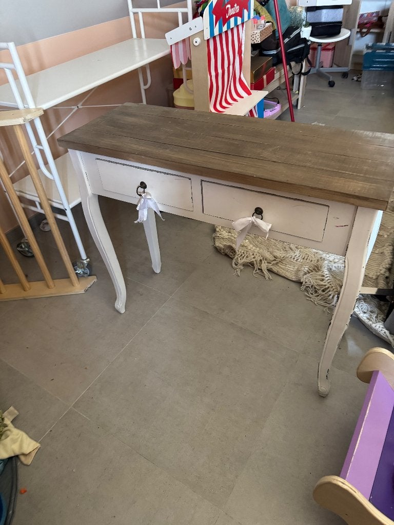 Kaptafel, Huis en Inrichting, Ophalen, Gebruikt, 100 tot 150 cm, Landelijk