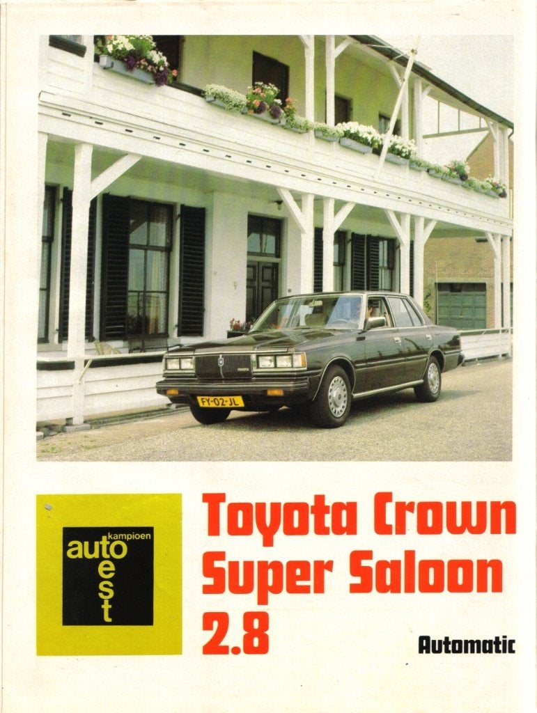 Autokampioen test Toyota Crown Super Saloon 2.8 Aut. 1980, Ophalen of Verzenden, Gelezen, Toyota