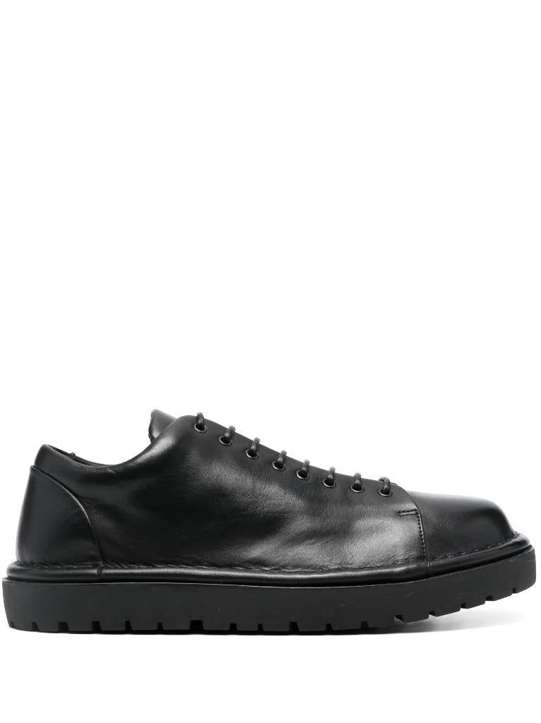 Marsèll Pallottola Black Leather Derby Shoes [M44], Zwart, Marsèll, Ophalen of Verzenden, Sneakers of Gympen