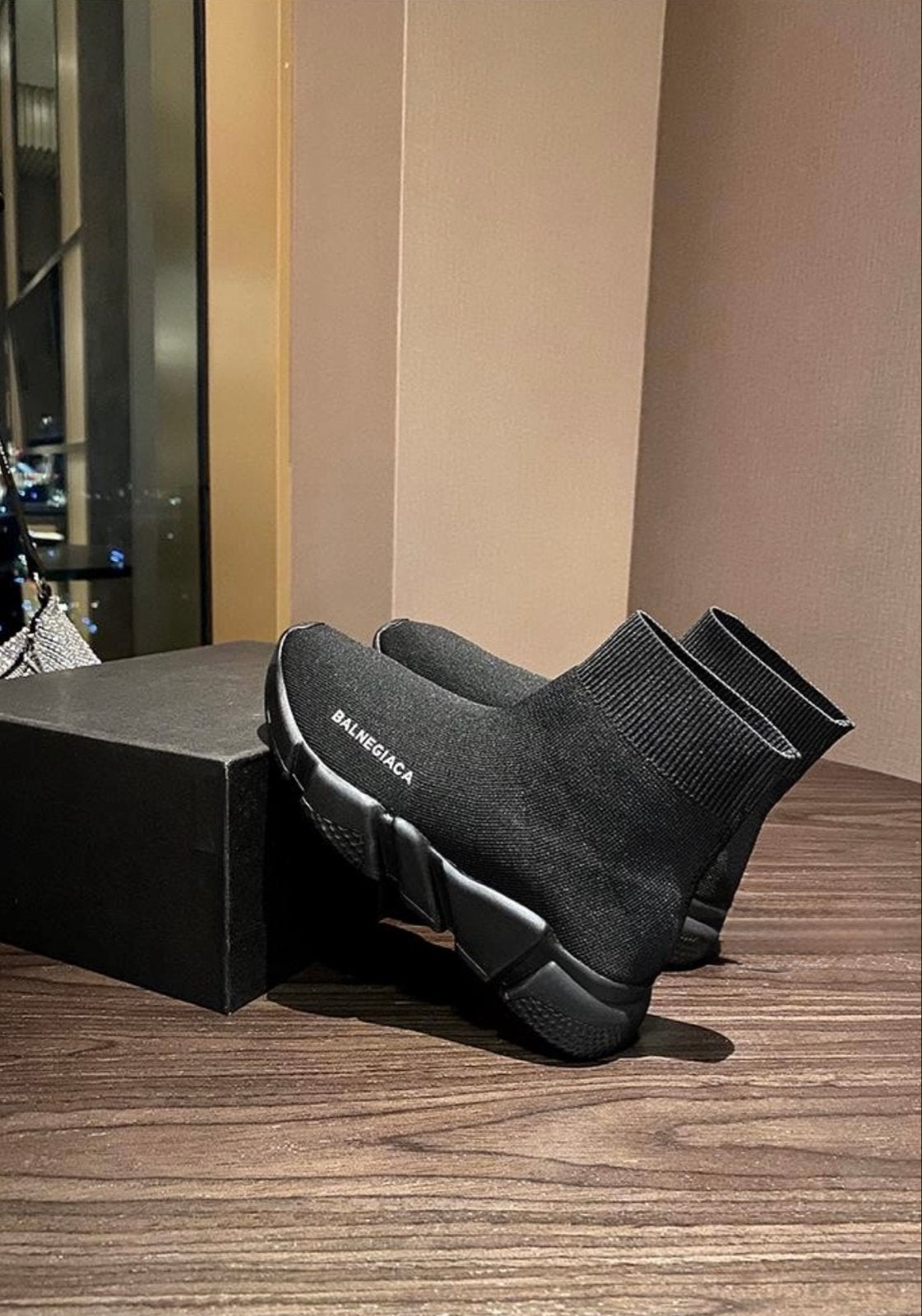 Balnegiaca sok sneakers - Elke maat, Ophalen of Verzenden, Nieuw, Zwart, Sneakers of Gympen
