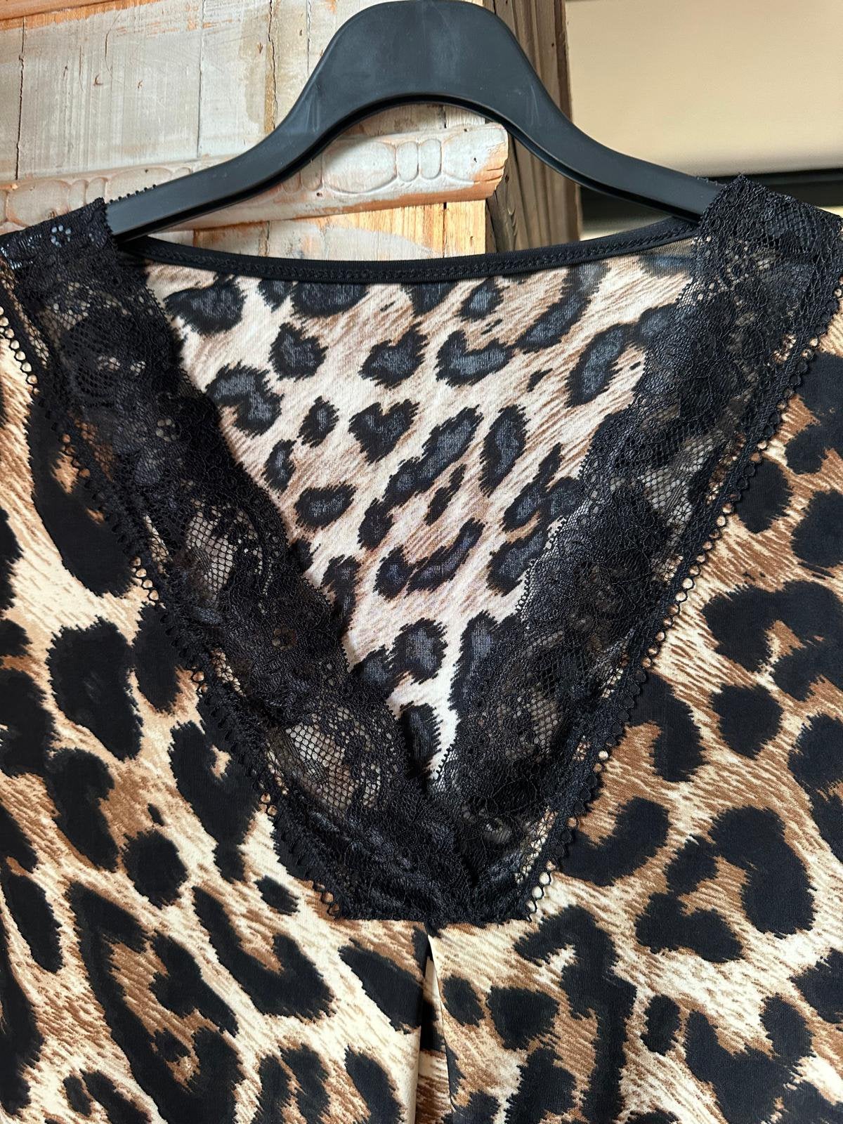 Tijger/panter print  top, Kleding | Dames, Ophalen of Verzenden, Zo goed als nieuw, Maat 46/48 (XL) of groter, Meerkleurig