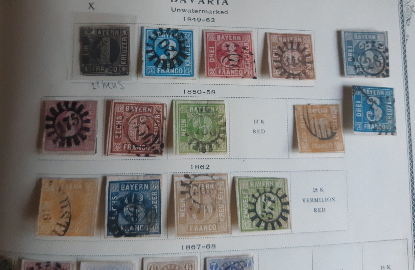 bayern oud met de 1 KREUZER  oud duits, Postzegels en Munten, Ophalen, Buitenland