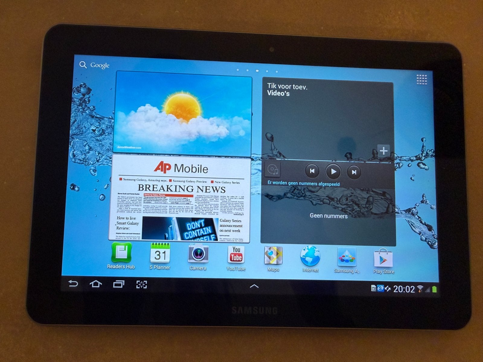 Samsung Galaxy Tab 10.1 GT-P7500 - Goed werkende tablet, 10 inch, Gebruikt, Gps, Ophalen of Verzenden