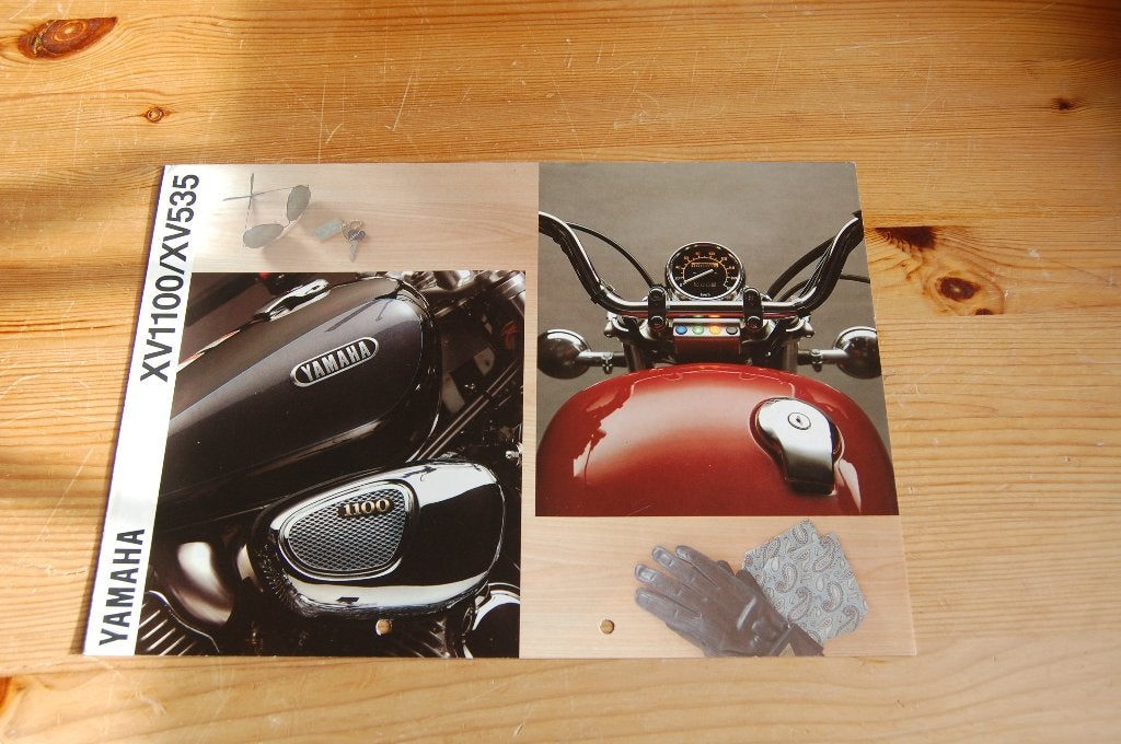 Yamaha XV1100 en XV535 uitgave 1991, Motoren, Ophalen of Verzenden, Yamaha