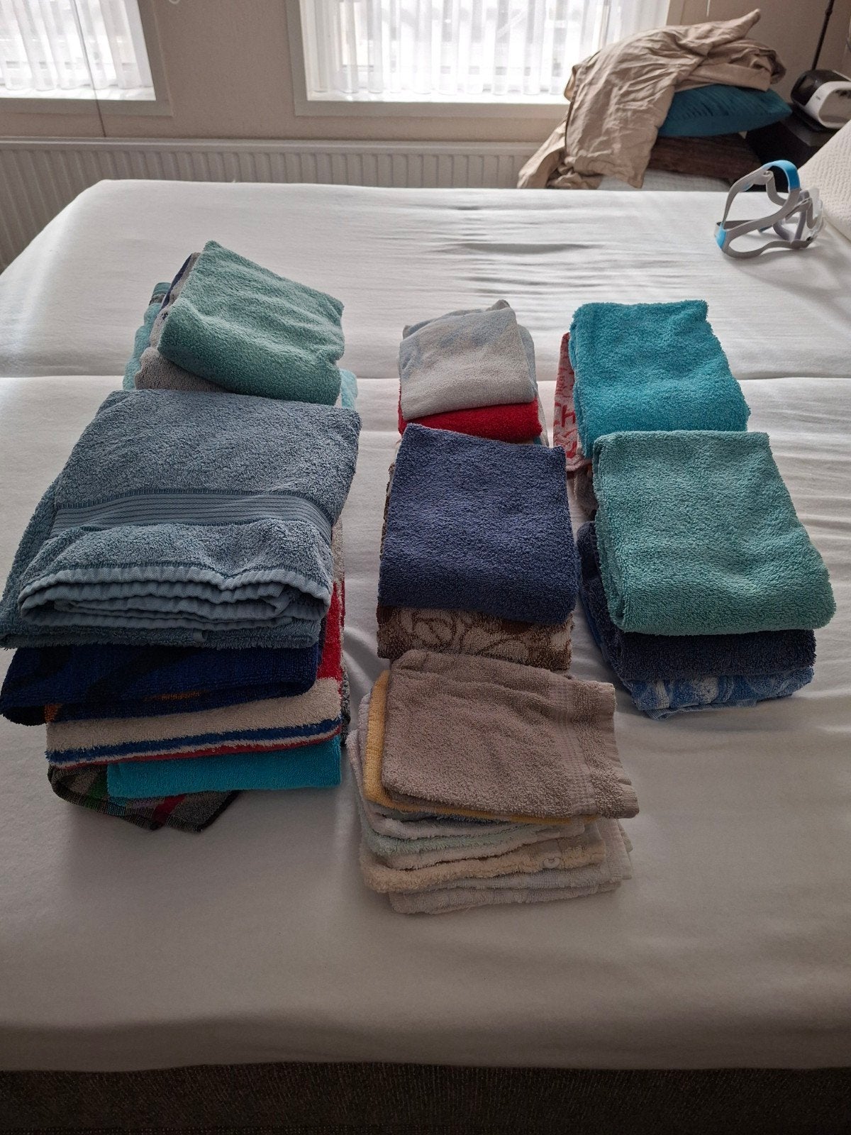 25 handdoeken en 13 washandjes, Ophalen, Theedoek of Handdoek