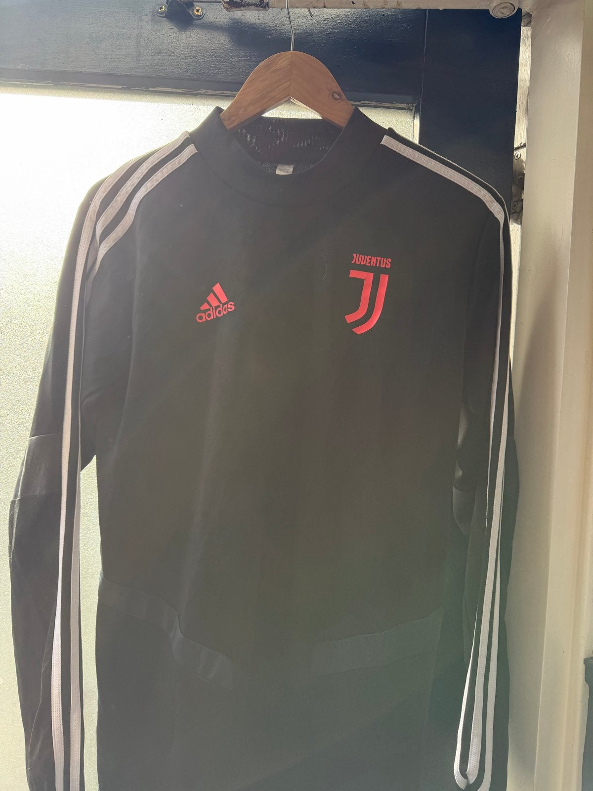 Adidas Juventus Trainingspak Top Zwart Maat S, Kleding | Heren, Maat 48/50 (M), Zwart, Ophalen of Verzenden, Zo goed als nieuw