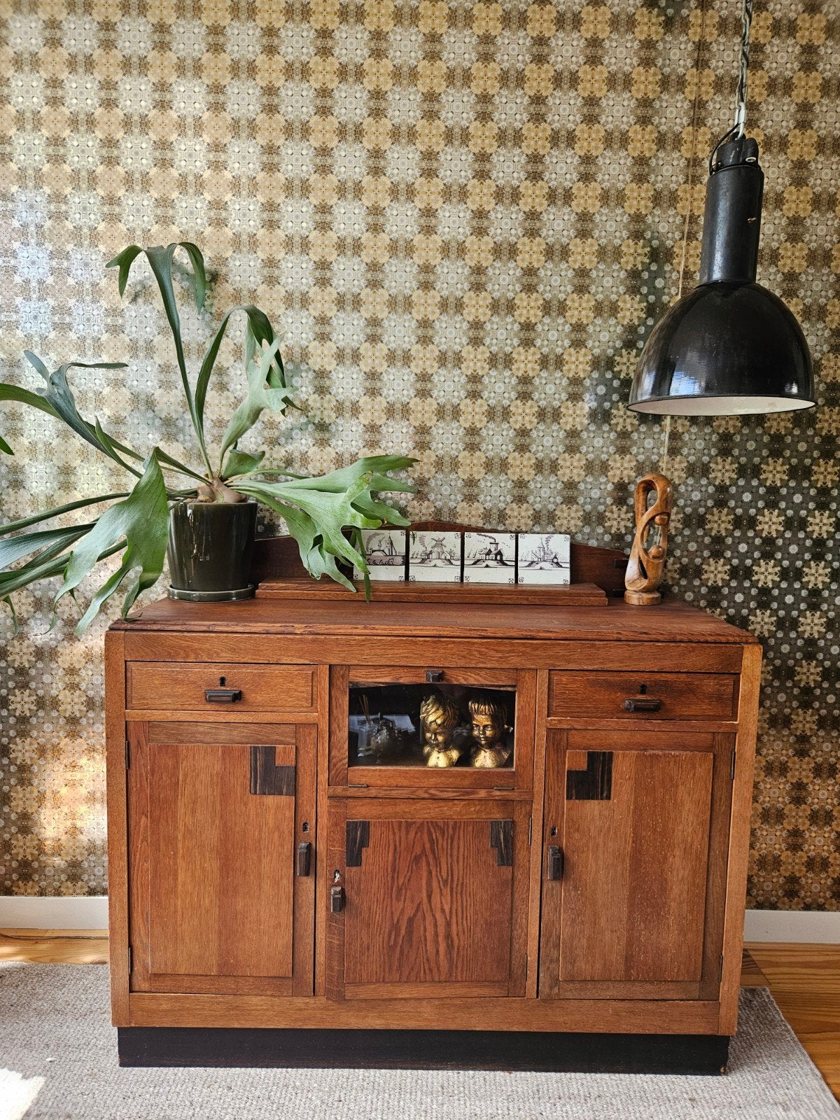 Eiken Dressoir Amsterdamse School, Antiek en Kunst, Ophalen