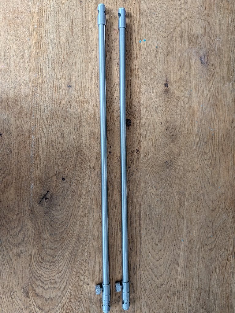 JRC RVS goalpost rodpod systeem, Ophalen, Zo goed als nieuw, Complete set
