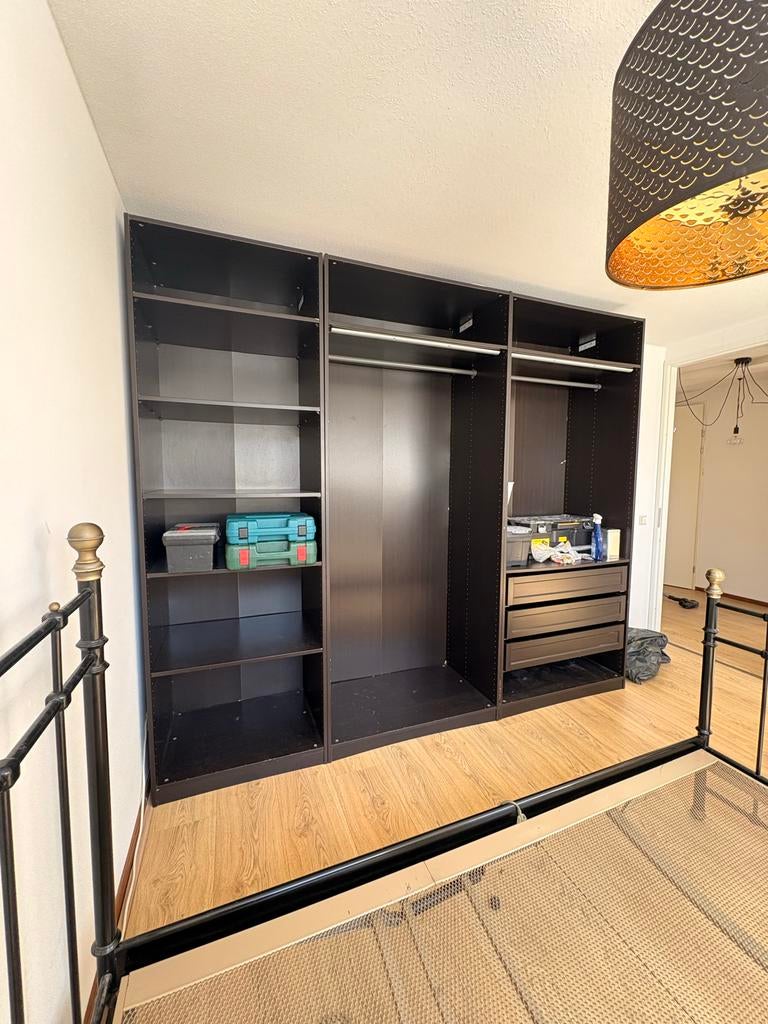 IKEA Pax Kast Zwart/Donker - 236cm Hoog, 58cm Diep, Huis en Inrichting, Kasten | Kledingkasten, Ophalen, Gebruikt, 200 cm of meer