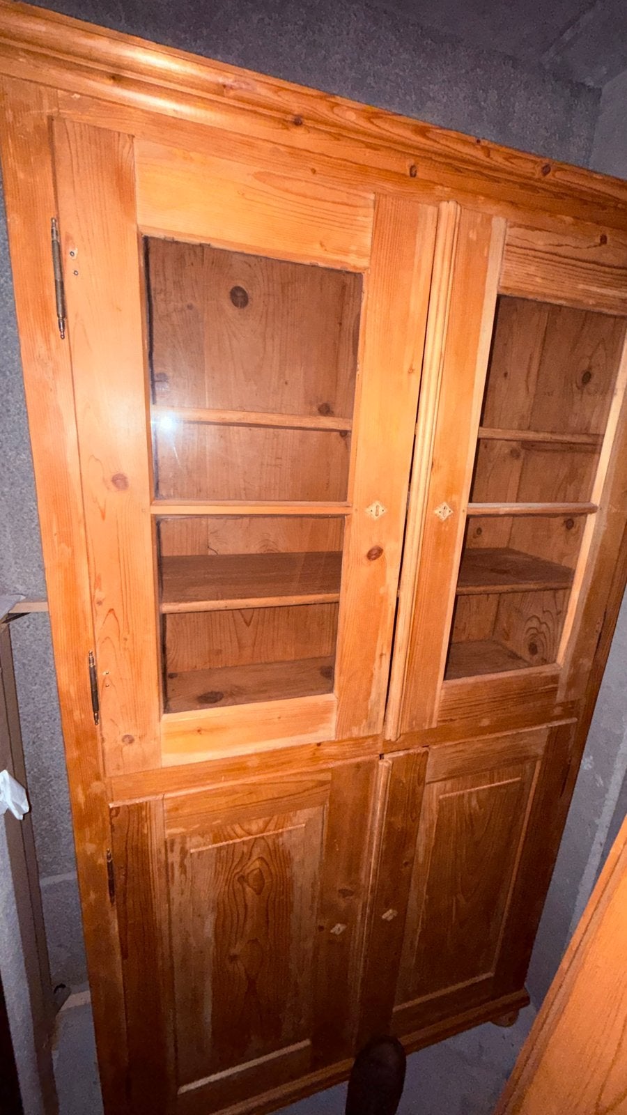 Houten Bouffetkasten 42x125x218, Ophalen, 100 tot 150 cm, 200 cm of meer, 25 tot 50 cm