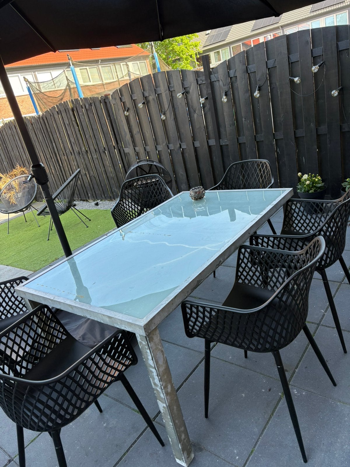 Gratis tuintafel, Tuin en Terras, Tuinsets en Loungesets, Ophalen, Gebruikt