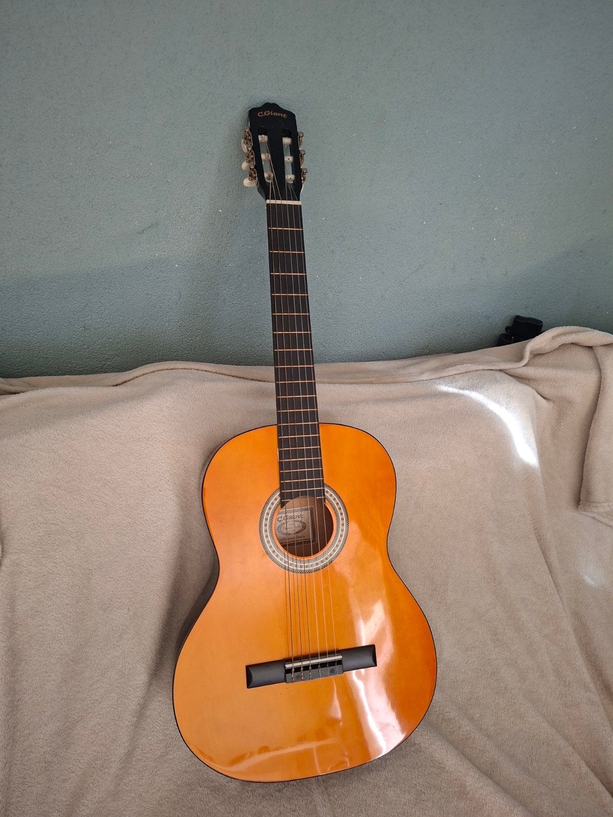Foto 2 van C.Giant Klassieke Gitaar met Hoes - Zo goed als nieuw