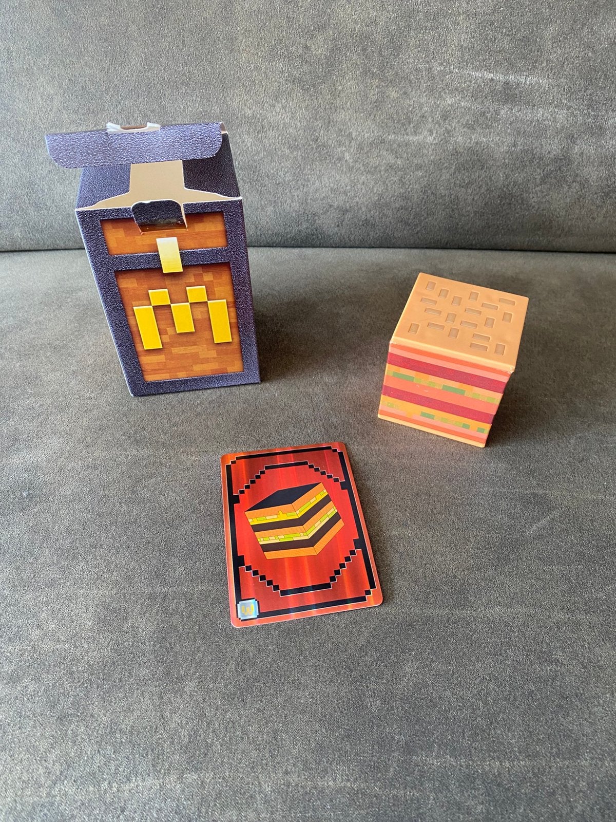 Nieuw Macdonalds figuur Mincraft big mac Crystal, Ophalen of Verzenden, Nieuw