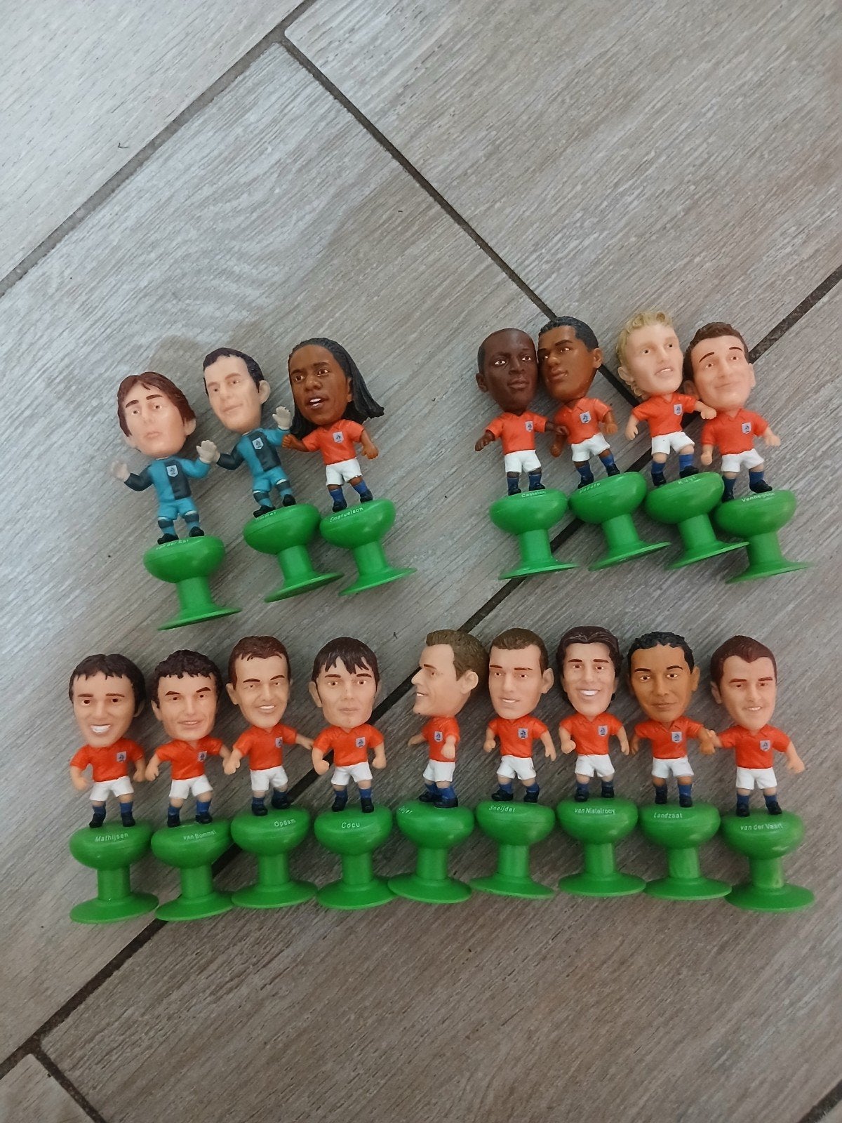 Voetbal poppetjes wk 2006 super de boer spaar actie, Ophalen of Verzenden, Gebruikt